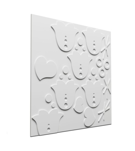 Panele 3D gipsowe
