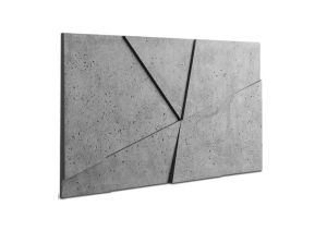 Panel dekoracyjny gipsowy Model Crush A 120x60 Dove Grey
